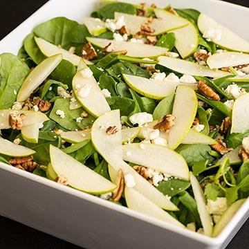 Spinach and Pear Slaw